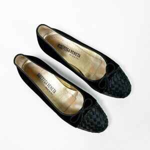 Bottega Veneta Black Flats Size 6